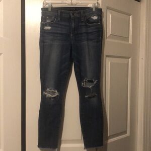 Joe’s Jeans - Ladies cropped denim with rough hem 28